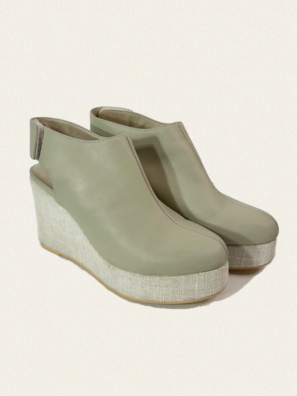Sarah Pacini Leather Wedges - Picture 3 of 6